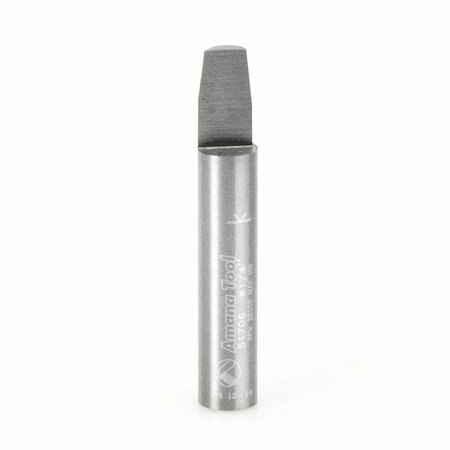 AMANA 51706 Carbide Tipped Combination Flush & Bevel Trimmer 1/4 D x 3/8 CH x 1/4 Shank x 1-1/2in 51706-AMANA